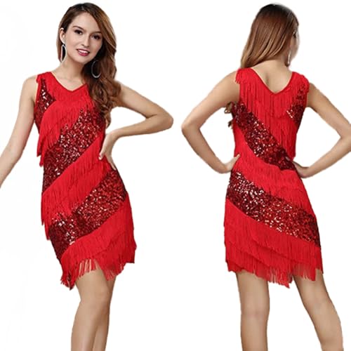 Robe de cocktail fluide Baisdan camoufle les hanches avec élégance - 4