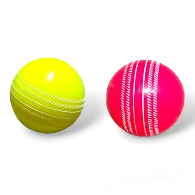 KKRISH, Sports i10 Hard Wind Ball, Cricket Synthetic Ball, Smooth Practice (Multi Color) Pack of 2-image-32