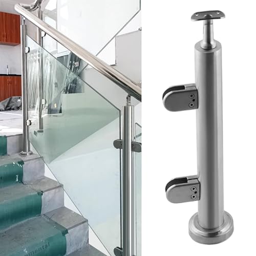 Poteau de garde-corps en verre pour escaliers intérieurs et balcon
