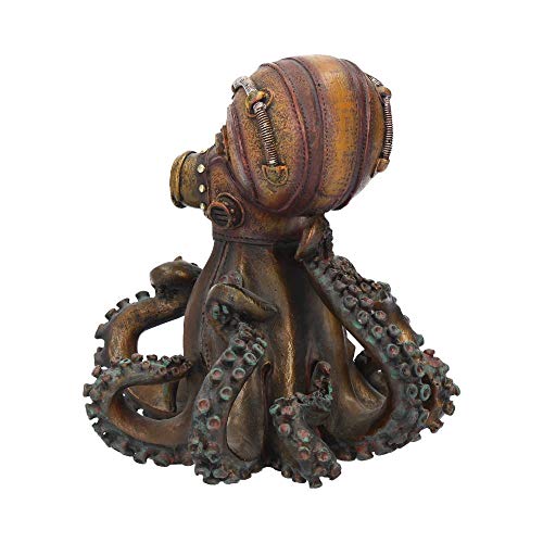 Statuette pieuvre style steampunk en bronze Nemesis Now objet d'art de collection - 6