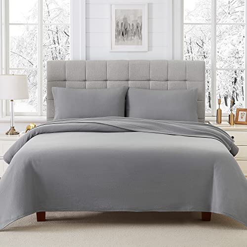 image for Viviland Plush Micro Fleece Bed Sheet Set - Soft Polar Fleece Velvet S