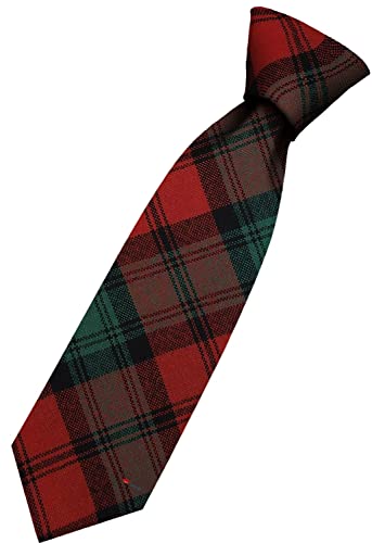 I LUV LTD Mens All Wool Tie Woven And Made in Scotland in Kerr Ancient Tartan