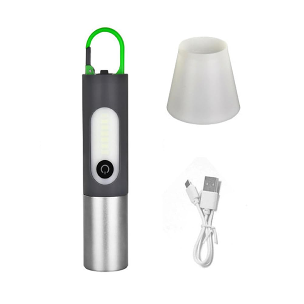 Rordigo Zoomable LED Flashlight 4Modes Light Floodlight Suitable for Torch Outdoor Camping