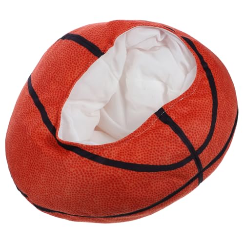 TOPPERFUN Basketball Hut Plüsch Kostüm Accessoire für Partys Cosplay und Fotos Lustiger Basketball Kopfgear für Erwachsene für Karneval und Halloween TOPPERFUN Basketball Hut Plüsch Kostüm Accessoire für Partys Cosplay und Fotos Lustiger Basketball Kopfgear für Erwachsene für Karneval und Halloween