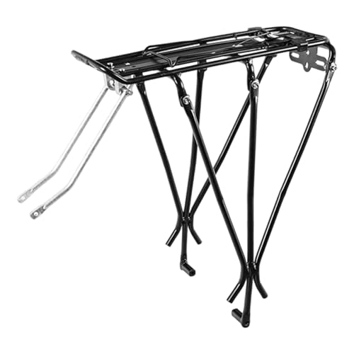 KiBcsLic Universal Quick Release Bike Rear Rack 25kg Load Easily Install Wide Platform Lightweight