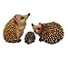 Gemini&Genius Hedgehog Animal Toys for Kids, Jungle Hedgehog Family Animal Toys, Forest Animals Figures Length Size for Kids Play, Cake Toppers, Party Favors, Flowerpot Plant Decors