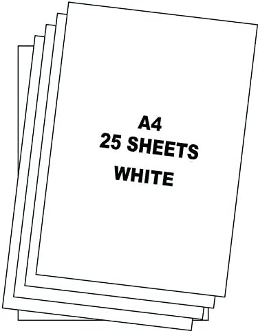 Imprint25 A4 Sheets/Papers 210 GSM Thick (White)