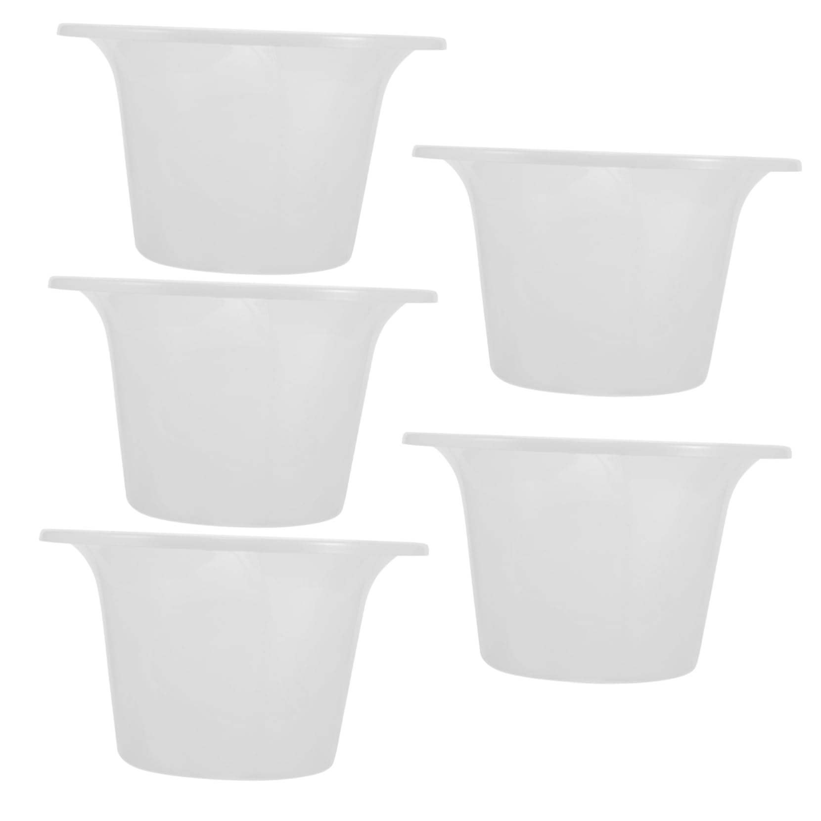 NOLITOY 5pcs Disposable Urine Bucket Urinal Piss Bottle Plastic Chamber Pot for Home Hospital Night Easy to Clean