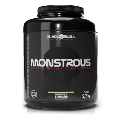 Monstrous Vanilla - 6 Lbs/2,7 Kg, Black Skull