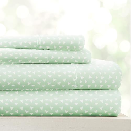 Becky Cameron Bed Sheet Set, Jade, Queen