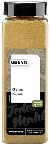 Ubena - Gyros Gewürzsalz | 700 g in der Streudose | Kräftig-würziges Gewürz für Gastronomie und...