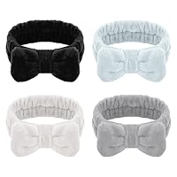 Spa Stirnband Aus Flanell – Elastisches Haarband Für Gesichtsreinigung, Make-up, Yoga & Dusche