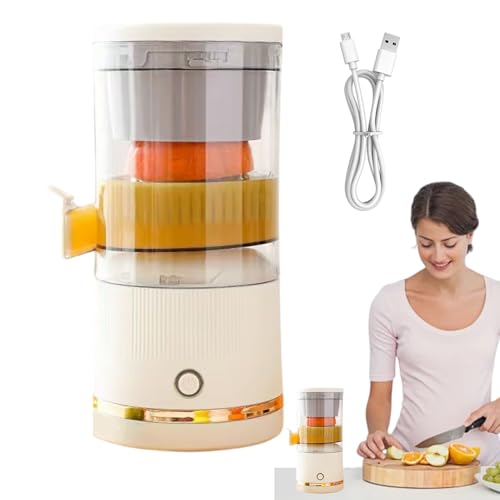 Exprimidor eléctrico de cítricos | Prensa manual de limón naranja y lima | Exprimidor eléctrico de naranja | Cítricos con manivela giratoria | Exprimidor de jugo fácil de presionar | Licuadora para