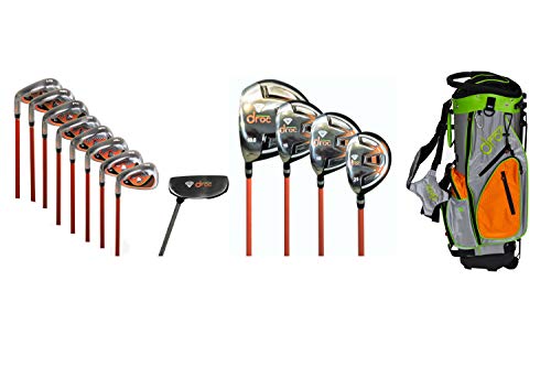 Droc - Nikki Series Left Hand 13 Pieces Golf Set & Golf Bag Age 11-14