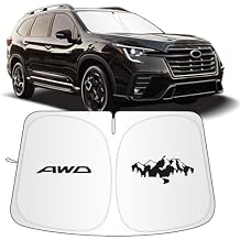 for Subaru Ascent Sun Shade 2019-2025 2026, Car Front Window Covers Sun Visor Protector, Foldable Blocks UV Rays Windshield Sunshade for Subaru Ascent Accessories