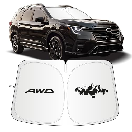 for Subaru Ascent Sun Shade 2019-2025 2026, Car Front Window Covers Sun Visor Protector, Foldable...