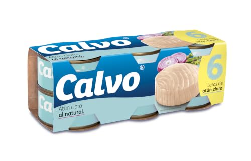 Calvo Atún claro al Natural Pack 6 unidades x 56gr