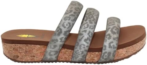 VOLATILE Gillette Women's Sandal 8 B(M) US Pewter-Leopard | Image 2