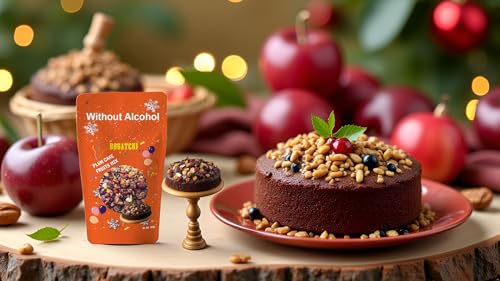 Image of BOGATCHI Premium Plum Cake Fruit Mix (180g) - Authentic Kerala Style Dry Mixed Fruits for Cake Baking, Includes Cashew, Dates, Ginger & Cherry