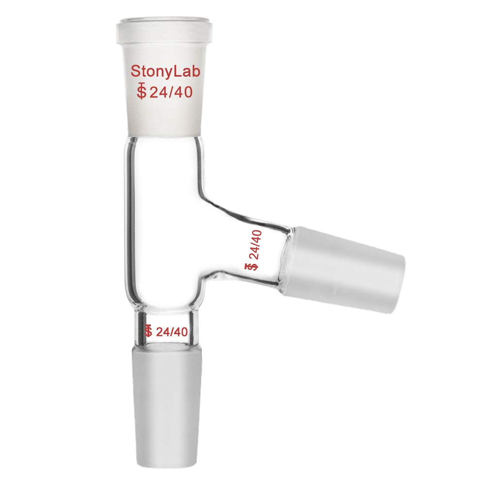 StonyLab Drei Wege Adapter, 3 Way Distilling Adapter mit 24/40