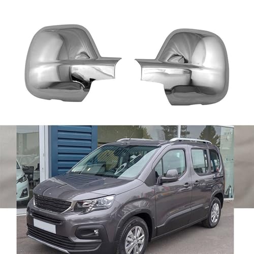 Couvercle de coque de rétroviseurs latéraux Berlingo Rifter Combo chromé