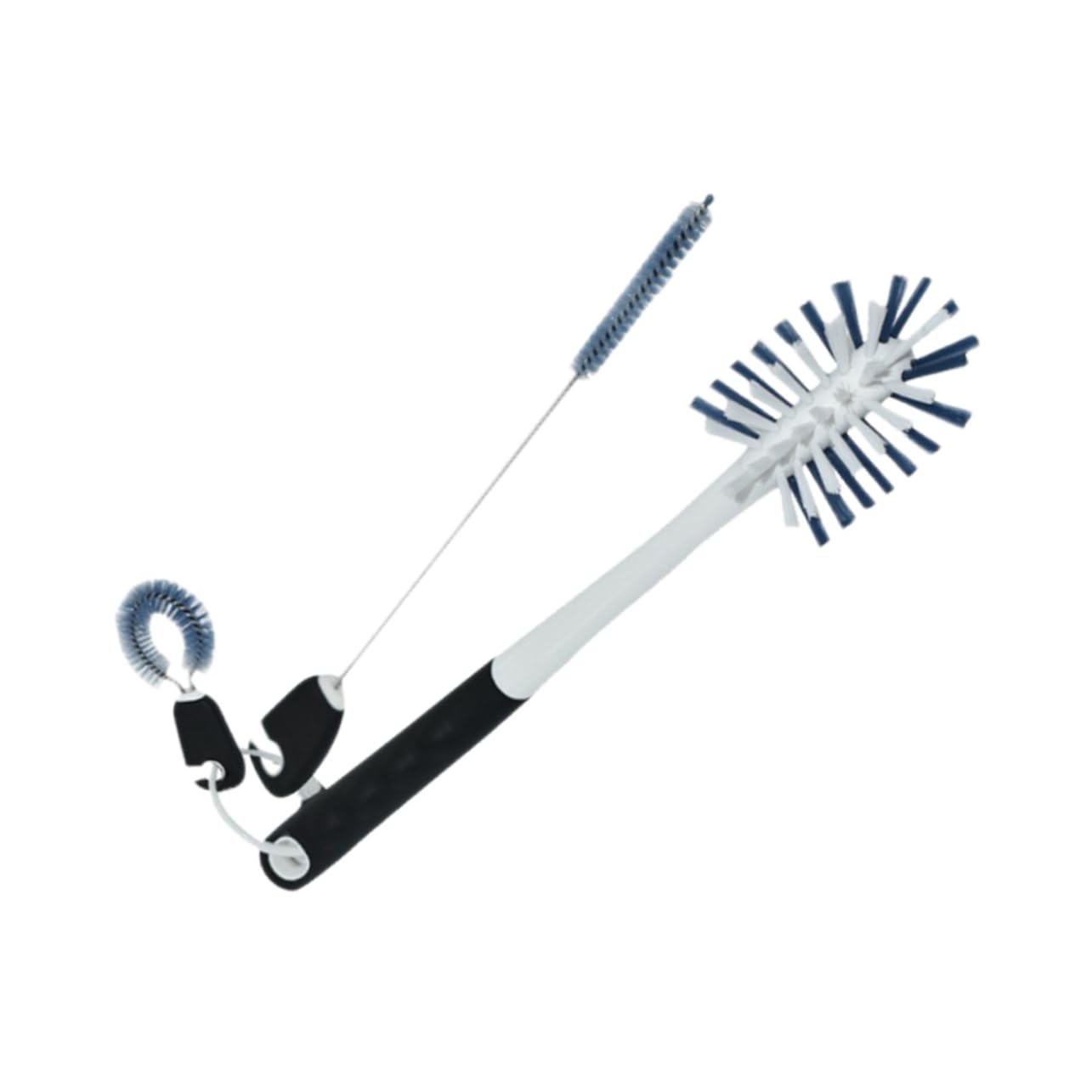 Healeved 3piezas Cepillos De Limpieza Multifuncionales para Biberones y Tubos De Ensayo para Espacios Reducidos y Detalles Difíciles De