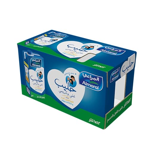 Almarai Full Fat Milk Screwcap With Vitamin 12 x 1 Liter