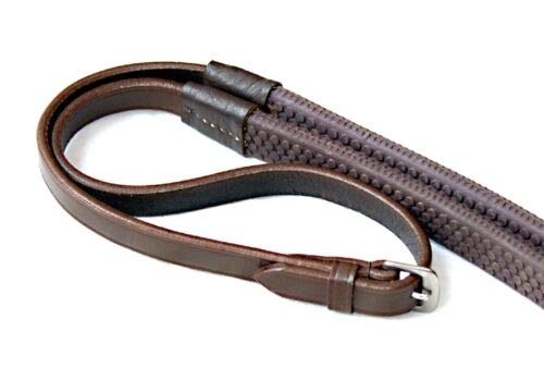 Gee Tac Extra Leather Grip Reins - EXTRA FULL - 60 inches