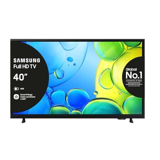 Miglior TV 40 pollici 1 SAMSUNG Smart TV 40'' UE40F6000FUXZT FHD, Hyper Real Processor, HDR & Pur Color, Smart Experience, OTS Lite & Adaptive Sound, SlimLook Design, 2025, 40", 2025 F6000