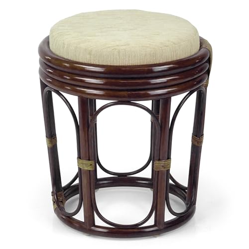 Pier Handmade Rattan Wicker Vanity Bedroom Stool...