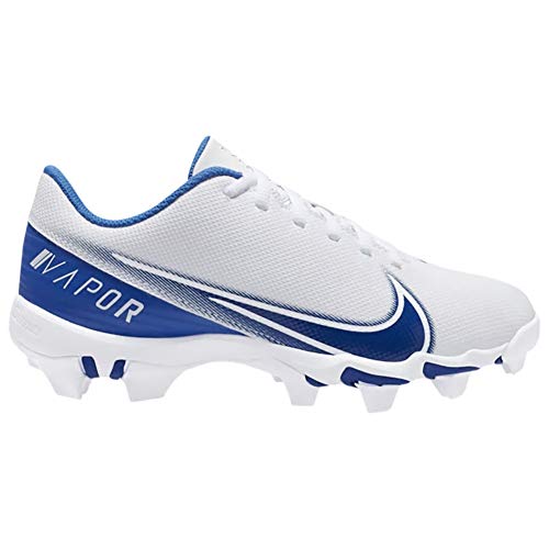 Nike Kids Vapor Shark BG Football (Toddler/Little Kid/Big Kid) White/Game Royal/White 3 Little Kid M