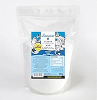 Wiezucker Erythrit Puderzucker, kalorienfreier Puderzuckerersatz, 1er Pack (1 x 1 kg) Erypul1