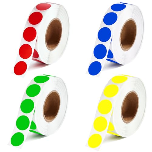 Autocollants ronds 1,27 cm pastilles adhésives pour vente et tri bureau