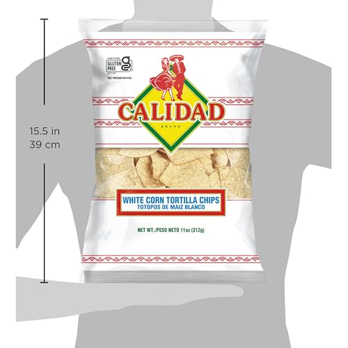 Image of Calidad White Corn Tortilla Chips, 11 Oz