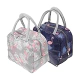 Photo Gallery ounona 2 pezzi borsa termica pranzo in nylon isolante e riutilizzabile borsa termica alimenti per ufficio picnic e viaggi design compatto e maneggevole pranzo resistente e Photo Gallery ounona 2 pezzi borsa termica pranzo in nylon isolante e riutilizzabile borsa termica alimenti per ufficio picnic e viaggi design compatto e maneggevole pranzo resistente e
