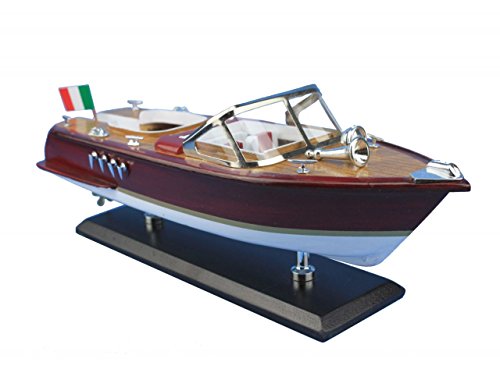 Preisvergleich Produktbild Navyline Holz Modellschiff - Italienisches Motorboot