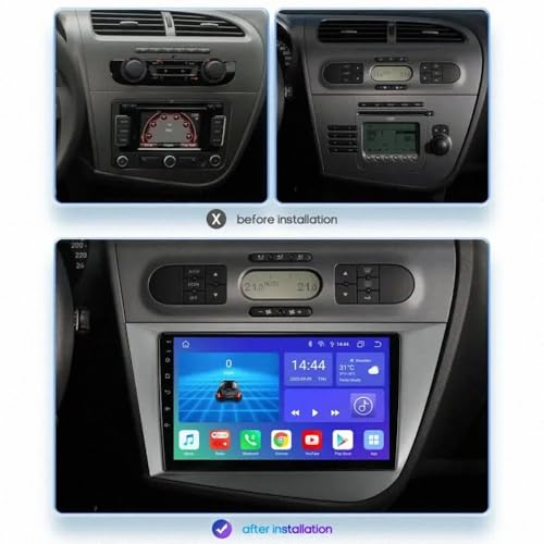Pantalla coche Seat Leon 2 para conectar el móvil con Airplay, Mirror Link y manos libres 2