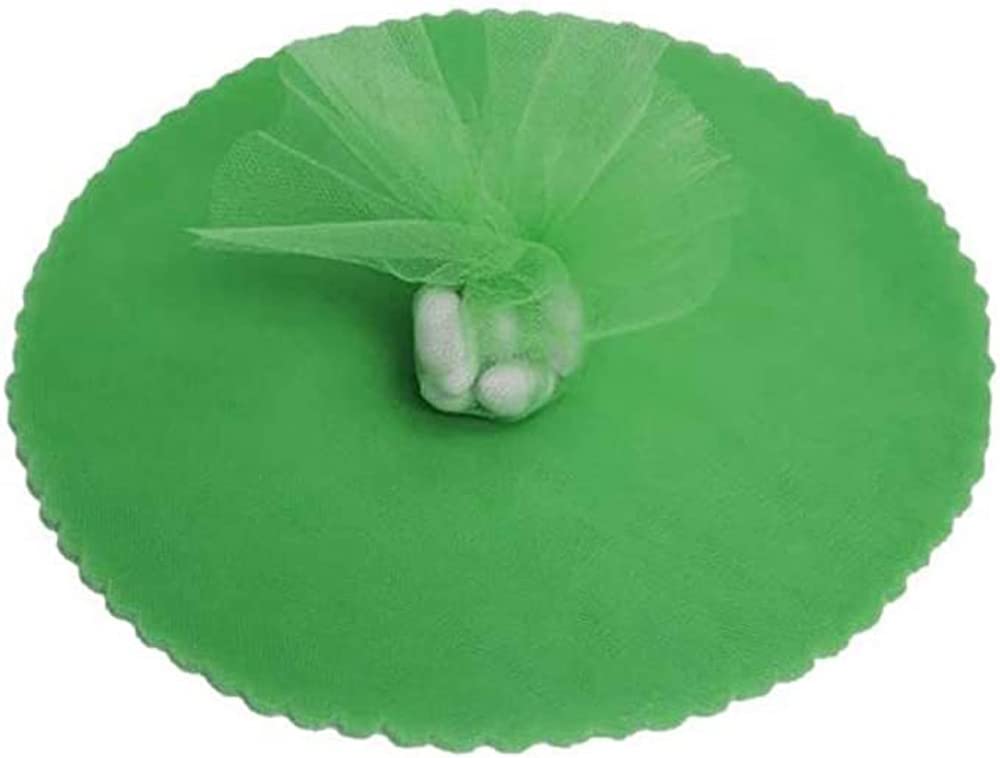 100 Veli Di Tulle Rotondi In Organza - Per Confezionare Caramelle, Confetti, Lilla, Feste - Foto 9