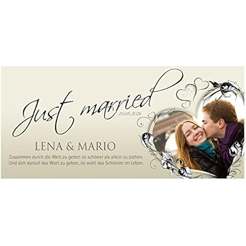 Cera & Toys® Riesen Hochzeits-Banner Just Married Cover