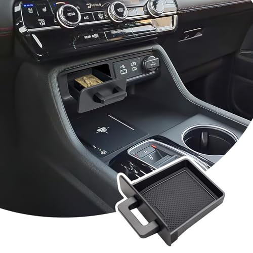 Image of PIMCAR Storage Drawer Tray for 2023 2024 2025 Honda Pilot/2026 Honda Passport Accessories Center Console Organizer Secret Compartment Extra Storage (Not Fit for 2017-2025 Ridgeline)