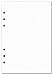 A5 6-Ring Binder/Planner Refill Paper for Filofax, 6 Hole, 100 Sheets/200 Pages, Dot Grid