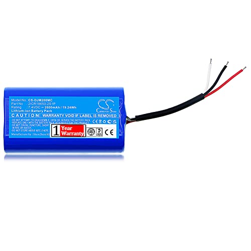 BCXY 2ICR18650-2S1P Battery Replacement for DJI Osmo Mobile 2 Osmo Mobile 3 Osmo Mobile 4