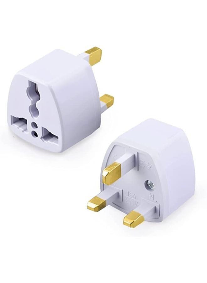 Universal Power Plug For Uae Ksa Uk Hk 3 Pin Travel Adapter Power Converter Socket Multicolor