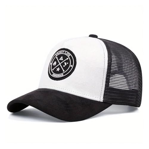 Gorra de béisbol de malla unisex sombrero snapback casual de calle