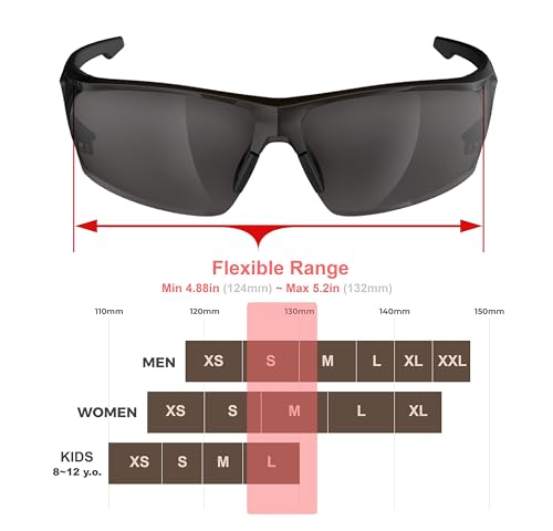 EAZYRUN Activate your Life! Small Baseball Sunglasses for Youth, Running Cycling outdoor Sports.…3