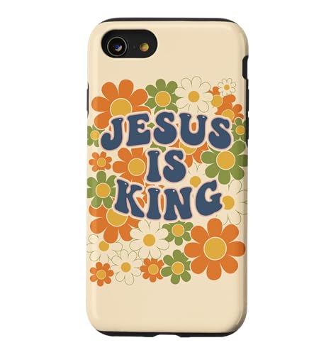 Jesus Is King Christian Faith ���g�� �ԕ� ���B���e�[�W �X�}�z�P�[�X iPhone SE (2020) / 7 / 8 �p
