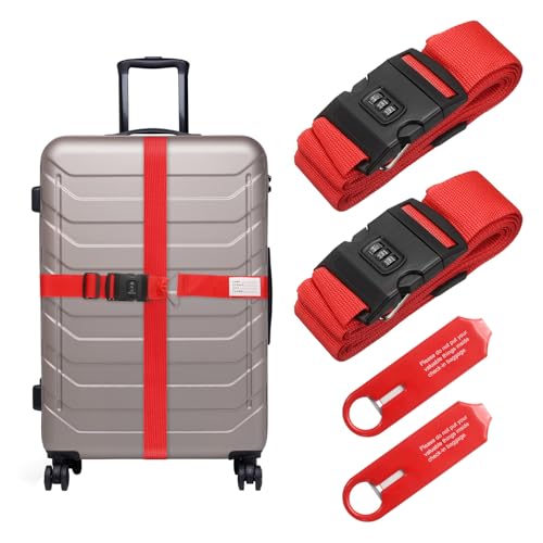 Sangle de bagage avec boucle à mot de passe sangle connecteur valise 50-76 cm