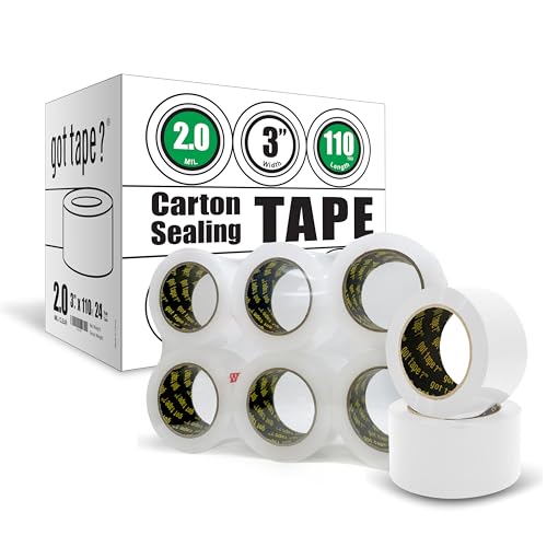 8NET Clear Packing Tape, 2.0 mil 3