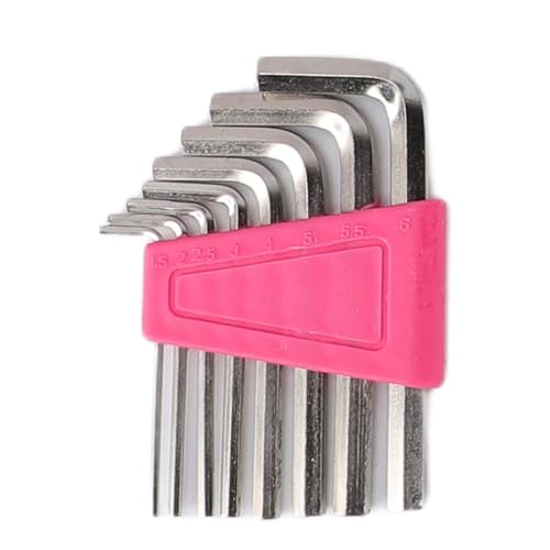 Kit de herramientas para el hogar de 18 piezas en color rosa miniatura 6
