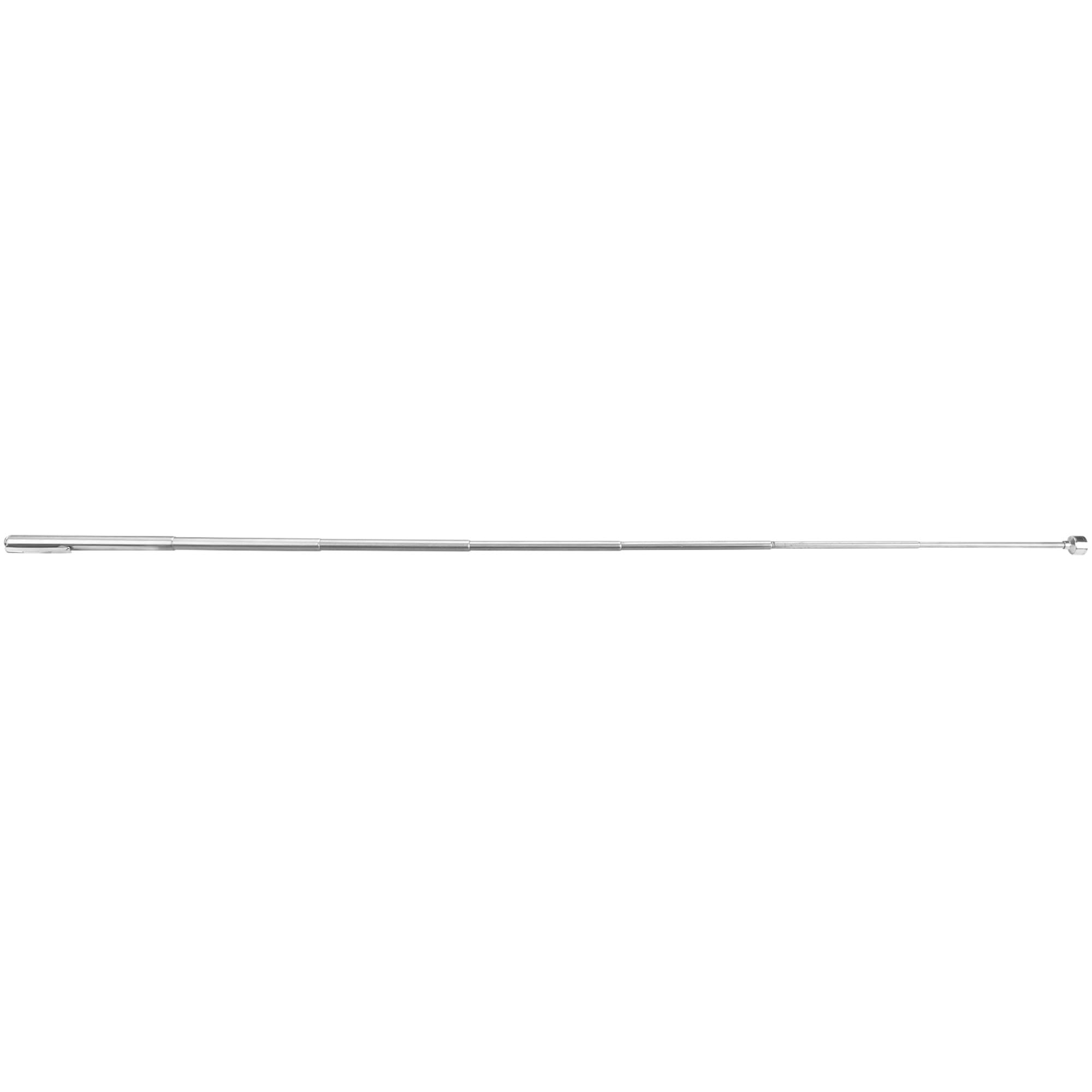 Performance Tool W9100 Magnetisches Greifwerkzeug, ausziehbar 63,5 cm, 1,4 kg | Ausziehbar auf 63,5 cm. Der robuste Magnet holt verlorene Teile ab. Praktischer Taschenclip für Autowartung und Werkstatt